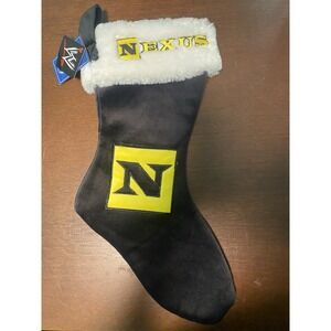 WWE‎ WRESTLING NEXUS CHRISTMAS STOCKING SANTA  NEW NWT